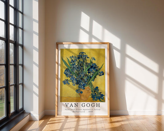 Van Gogh Print | Irises - Vintage Botanical Art, Museum Quality wall art print, modern home decor, unframed artwork by Nomad & Nest