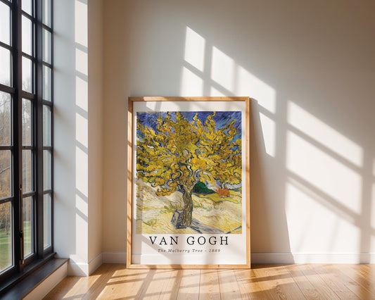 Van Gogh Print | Mulberry Tree - Vintage Impressionist Landscape Art wall art print, modern home decor, unframed artwork by Nomad & Nest