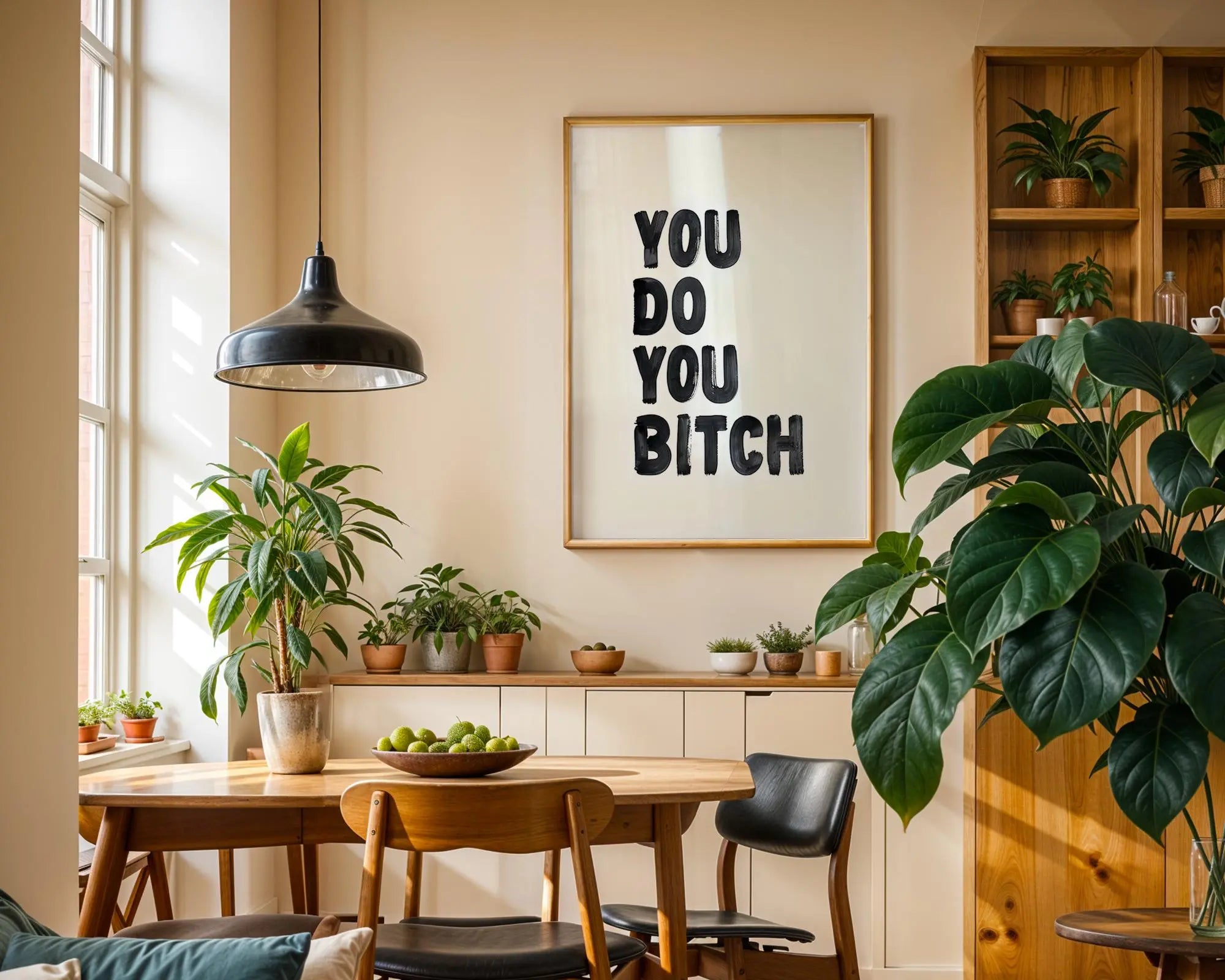 Positive Emotion | Do You Bitch Bold Quote Print | Minimalist Typography wall art print, modern home decor, unframed artwork by Nomad & Nest