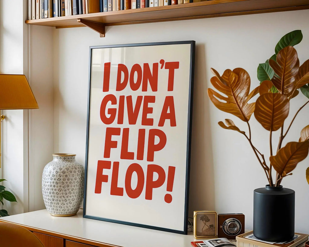 Funny Summer Typography Print | Playful Coastal Wall Art wall art print, modern home decor, unframed artwork by Nomad & Nest