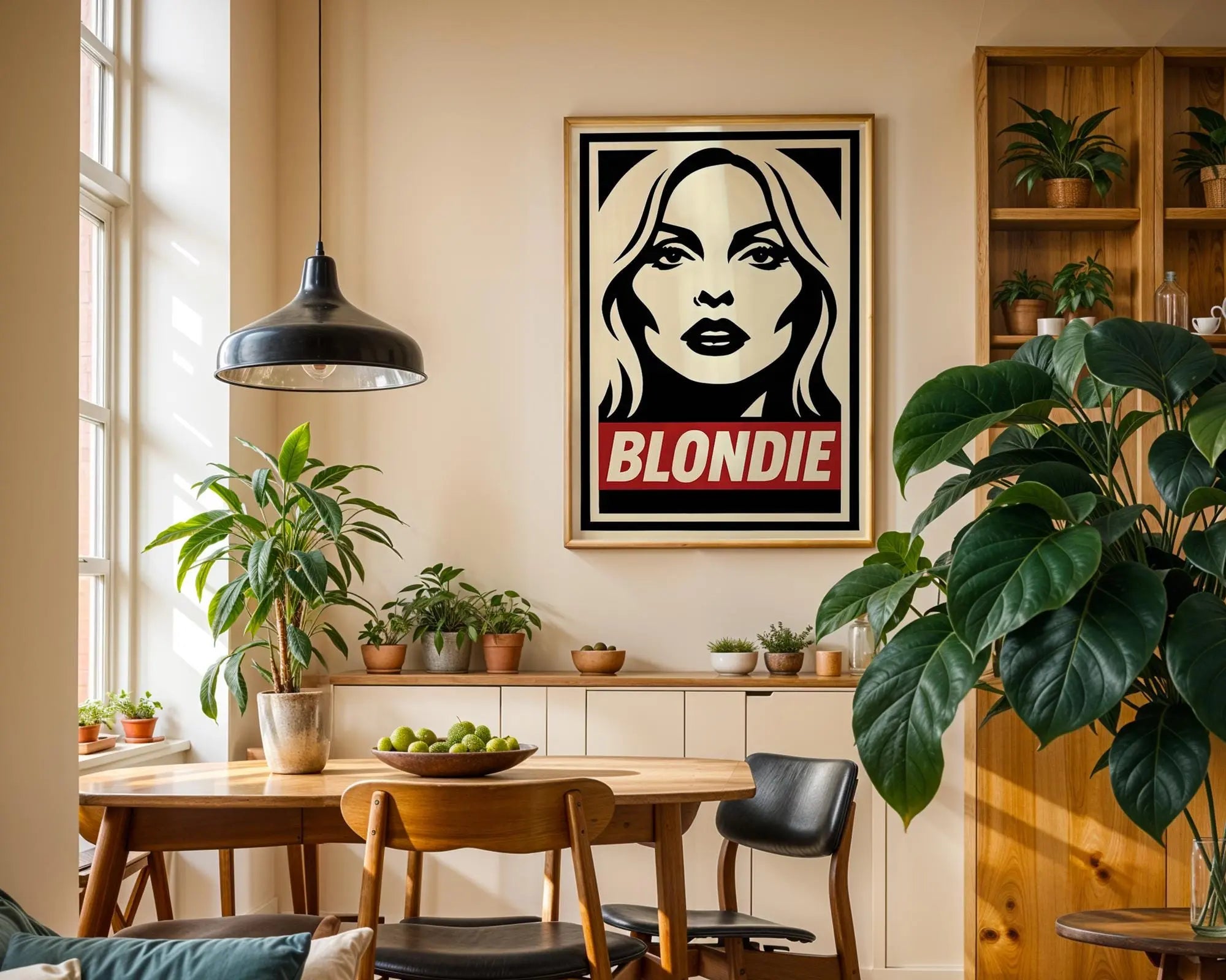 Blondie Portrait Print | Retro Pop Art Music Poster wall art print, modern home decor, unframed artwork by Nomad & Nest