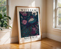 William Morris Print Peacock  | Vintage Dark Floral Garden Art wall art print, modern home decor, unframed artwork by Nomad & Nest