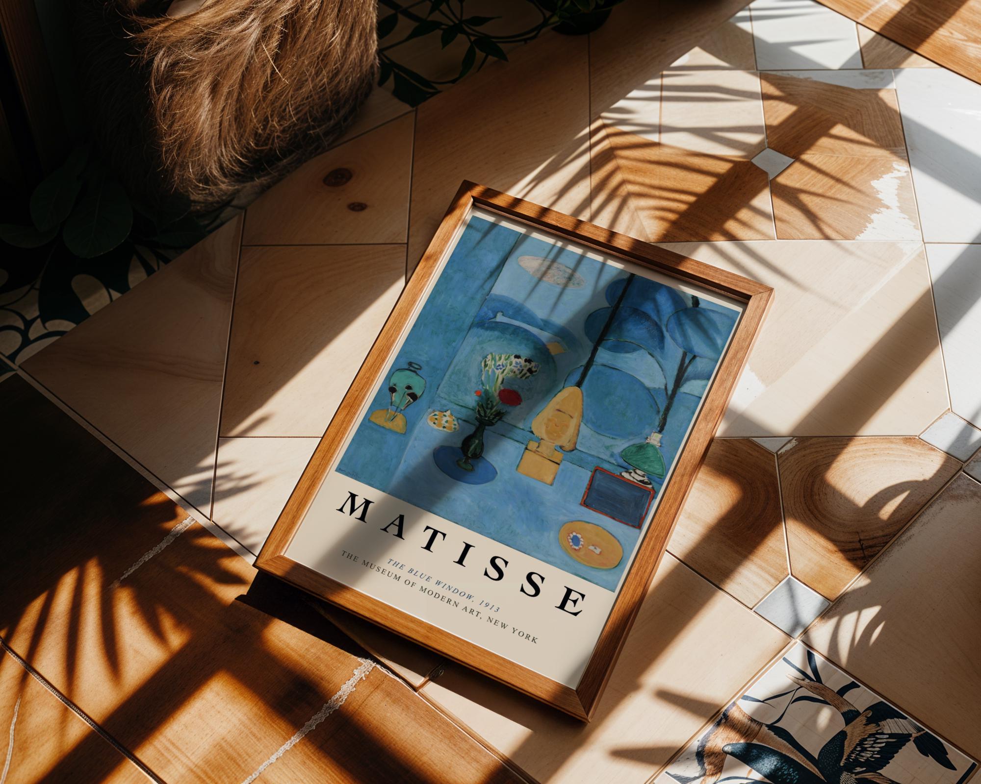 Henri Matisse Print | 'The Blue Window' | Museum-Style Decor wall art print, modern home decor, unframed artwork by Nomad & Nest