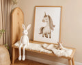 Playroom Ideas | Dreamy Unicorn Nursery Wall Art | Magical Baby Room Print wall art print, modern home decor, unframed artwork by Nomad & Nest