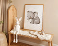 Playroom Ideas | Sweet Baby Elephant Nursery Wall Art | Neutral Safari Decor wall art print, modern home decor, unframed artwork by Nomad & Nest