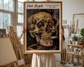 Van Gogh Print | Skull with Cigarette Art | Famous Gothic Dark Oil Painting Poster wall art print, modern home decor, unframed artwork by Nomad & Nest