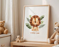 Playroom Ideas | Little Lion Nursery Print | Safari Animal Boho Wall Art wall art print, modern home decor, unframed artwork by Nomad & Nest