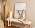 Playroom Ideas | Sweet Elephant Nursery Wall Art | Neutral Animal Baby Print wall art print, modern home decor, unframed artwork by Nomad & Nest