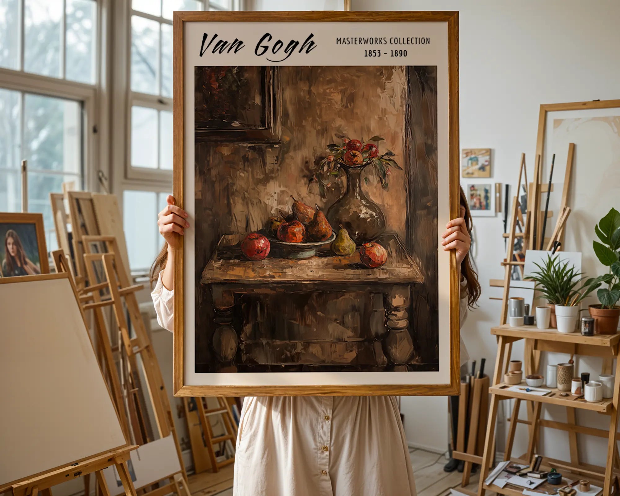 Van Gogh Print | Still Life  | Rustic Impressionist Kitchen Art wall art print, modern home decor, unframed artwork by Nomad & Nest