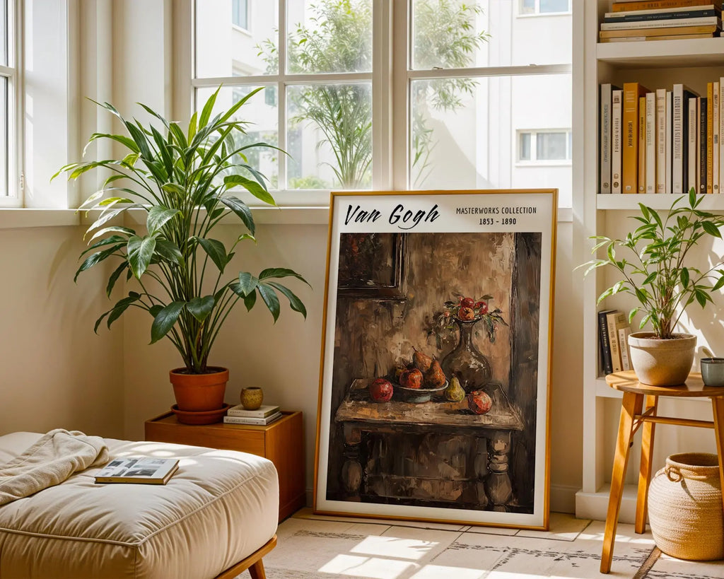Van Gogh Print | Still Life  | Rustic Impressionist Kitchen Art wall art print, modern home decor, unframed artwork by Nomad & Nest