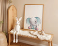 Playroom Ideas | Elephant Nursery Print | Fun Sitting Animal Wall Art wall art print, modern home decor, unframed artwork by Nomad & Nest