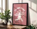 Positive Emotion | I‘d Hit That Cupid Wall Art | Cheeky Love Illustration | Vintage Valentine Poster wall art print, modern home decor, unframed artwork by Nomad & Nest