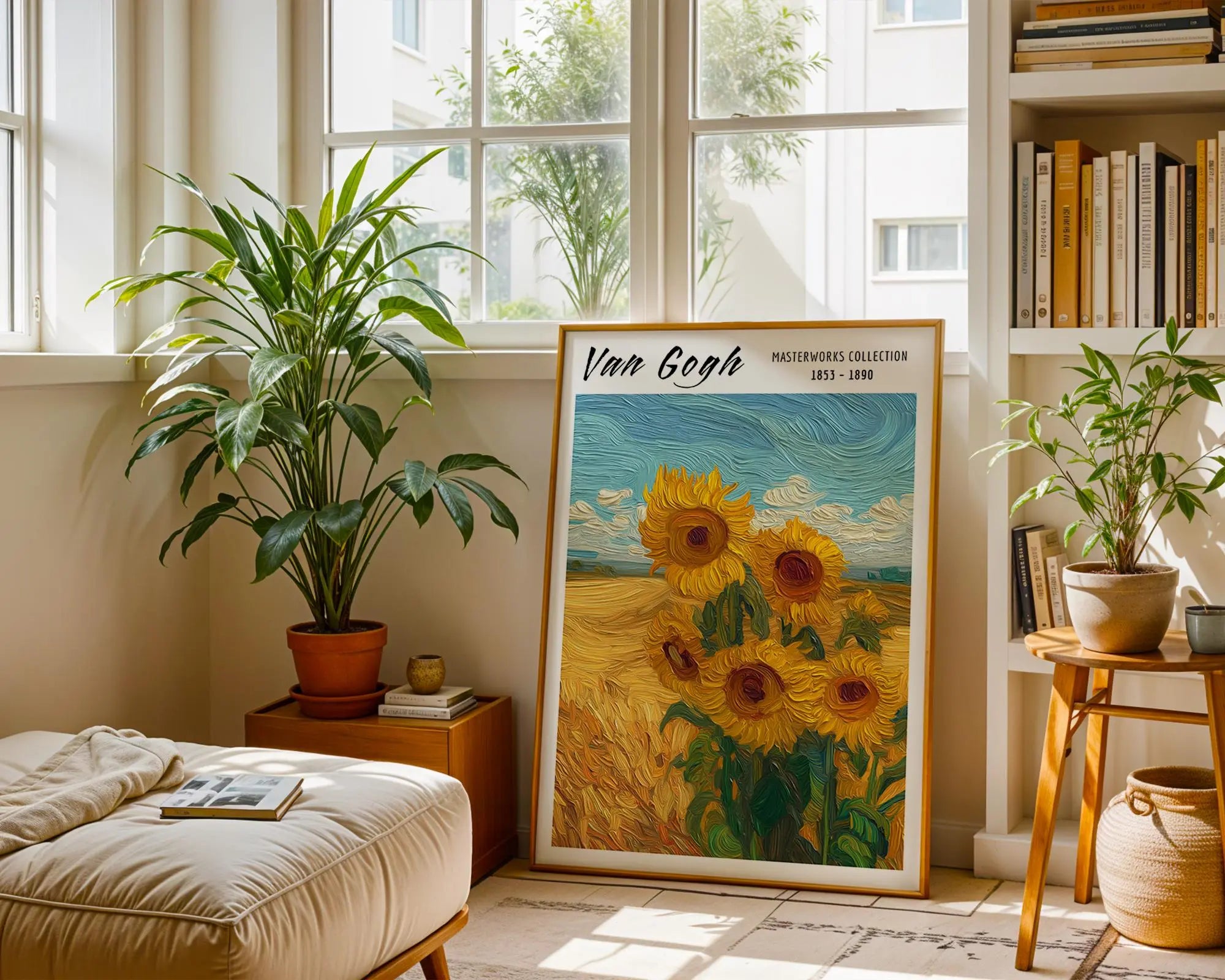 Van Gogh Print | Sunflowers  | Vintage Floral Art Poster wall art print, modern home decor, unframed artwork by Nomad & Nest