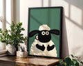 Positive Emotion | Minimal Sheep Illustration | Scandinavian Style Wall Art | Cute Modern Nursery Decor | Soft Neutral Artwork wall art print, modern home decor, unframed artwork by Nomad & Nest