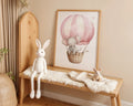 Playroom Ideas | Elephant Balloon Nursery Print | Adventure Safari Wall Art wall art print, modern home decor, unframed artwork by Nomad & Nest