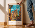 Sagrada Familia Print | Barcelona Travel Poster, Spain Art wall art print, modern home decor, unframed artwork by Nomad & Nest