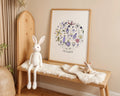 Playroom Ideas | Love In Nature Nursery Print | Whimsical Floral Wall Art wall art print, modern home decor, unframed artwork by Nomad & Nest