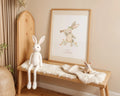 Playroom Ideas | Bunny Garden Nursery Wall Art | Storybook Animal Print wall art print, modern home decor, unframed artwork by Nomad & Nest