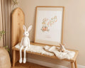 Playroom Ideas | Reading Bunny Nursery Print | Storybook Woodland Wall Art wall art print, modern home decor, unframed artwork by Nomad & Nest