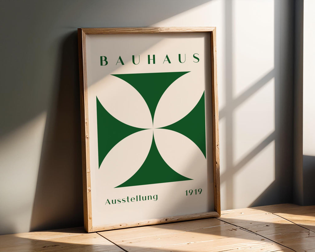 Bauhaus Poster Geometric Art Print | Mid-Century Modern Home Decor wall art print, modern home decor, unframed artwork by Nomad & Nest