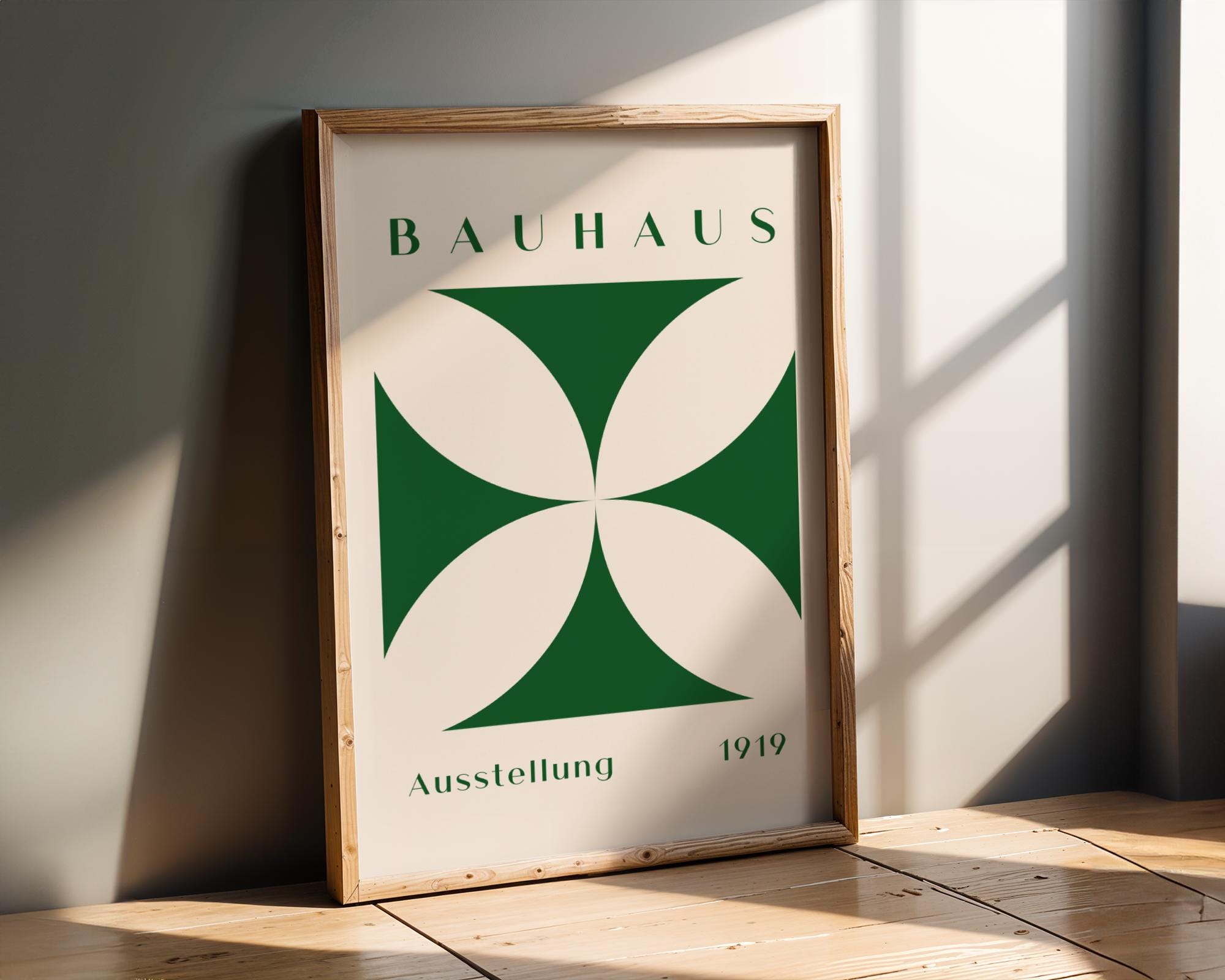 Bauhaus Poster Geometric Art Print | Mid-Century Modern Home Decor wall art print, modern home decor, unframed artwork by Nomad & Nest