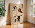 Vintage Cowgirl Art Print | Retro Western Illustration wall art print, modern home decor, unframed artwork by Nomad & Nest