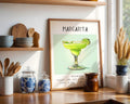 Margarita Cocktail Art Print | Minimalist Bar Cart Poster wall art print, modern home decor, unframed artwork by Nomad & Nest