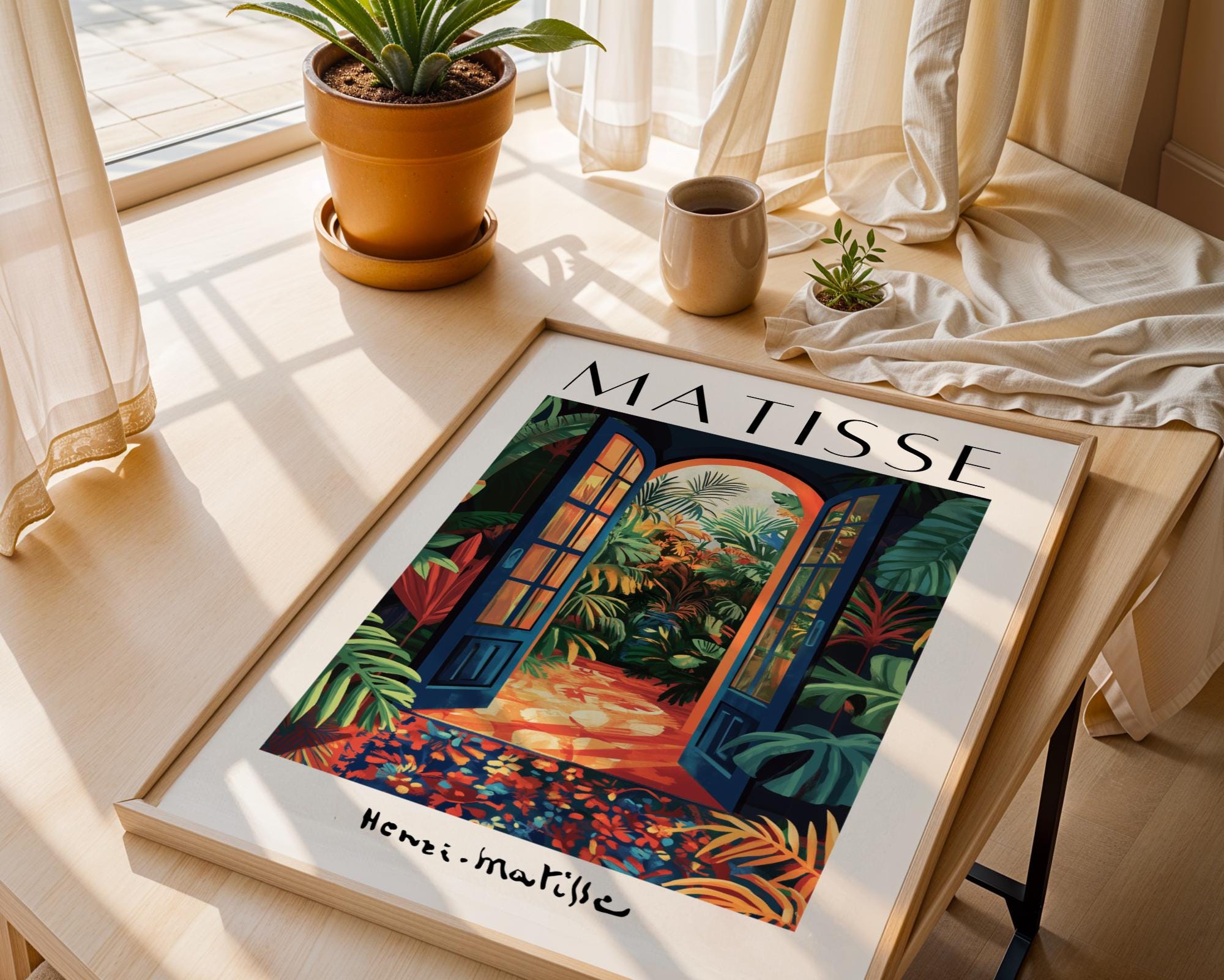 Henri Matisse Print | Inspired Jungle  | Exotic Botanical Wall Art wall art print, modern home decor, unframed artwork by Nomad & Nest