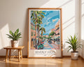 Beverly Hills Travel Poster | Retro Palm Tree Art Print wall art print, modern home decor, unframed artwork by Nomad & Nest