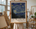 Van Gogh Print | Starry Night  – Vintage Celestial Sky Art, Museum Quality wall art print, modern home decor, unframed artwork by Nomad & Nest