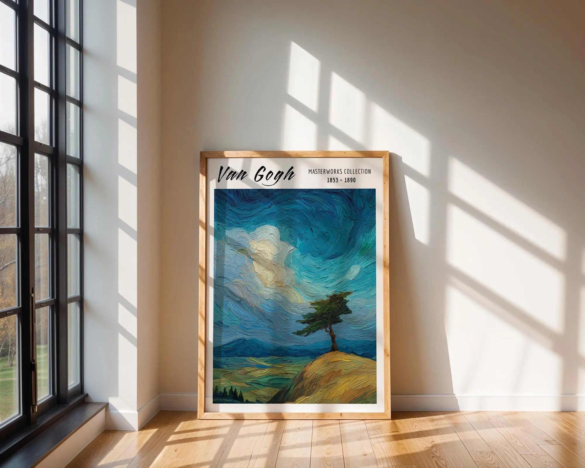 Van Gogh Print | Cypress Tree  | Impressionist Landscape Art wall art print, modern home decor, unframed artwork by Nomad & Nest