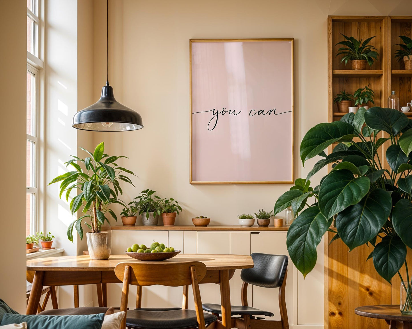 Positive Emotion | You Can Wall Art | Minimal Script Typography | Motivational wall art print, modern home decor, unframed artwork by Nomad & Nest