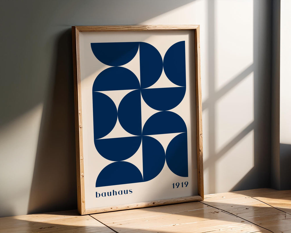 Bauhaus Poster Geometric Art Print | Mid-Century Modern wall art print, modern home decor, unframed artwork by Nomad & Nest