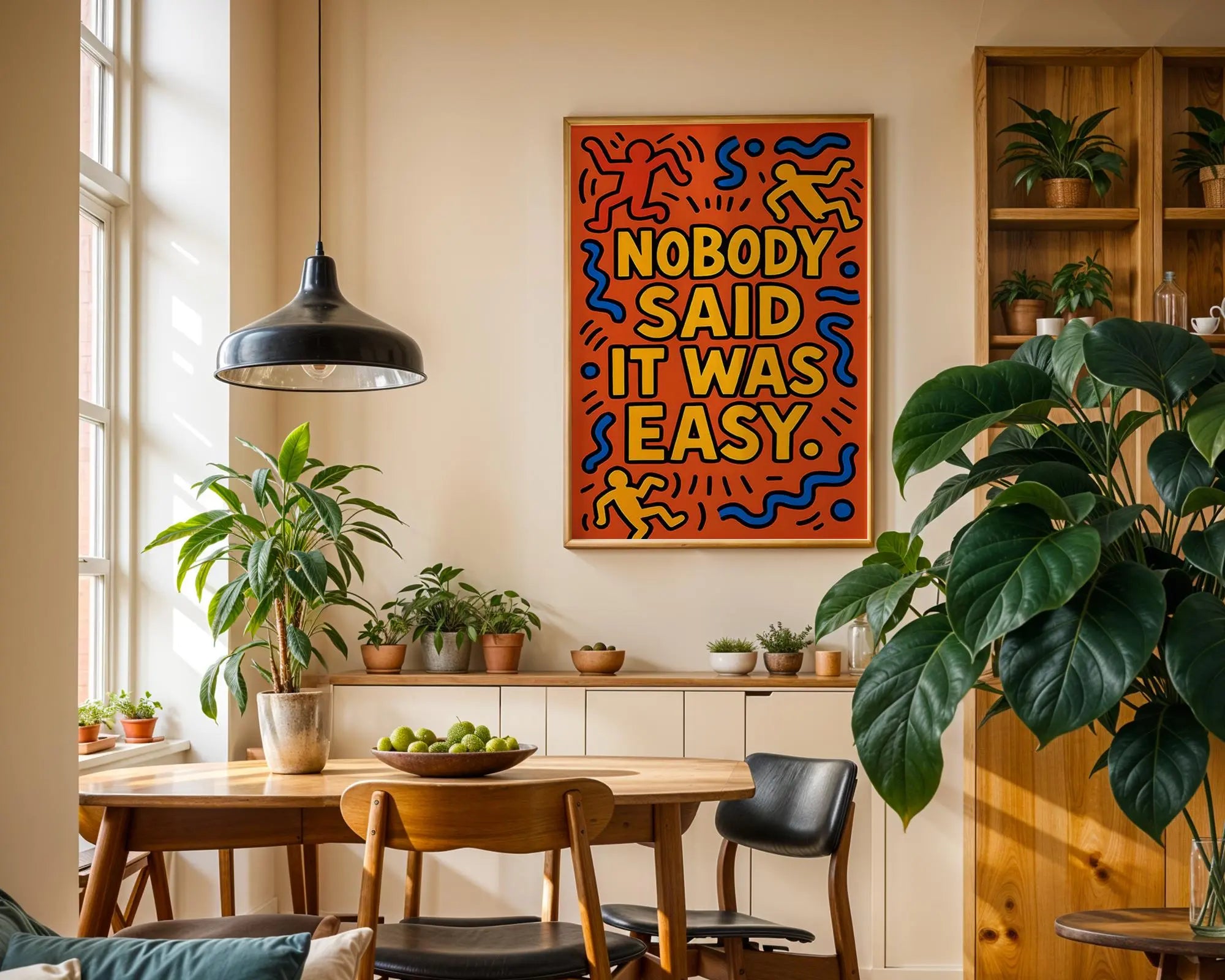 Motivational Typography Art Print | Bold Pop Art Poster wall art print, modern home decor, unframed artwork by Nomad & Nest