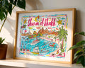 Sharm el-Sheikh Egypt Travel Poster | Red Sea Wall Art wall art print, modern home decor, unframed artwork by Nomad & Nest