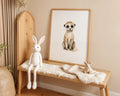 Playroom Ideas | Meerkat Nursery Wall Art | Safari Animal Baby Print wall art print, modern home decor, unframed artwork by Nomad & Nest