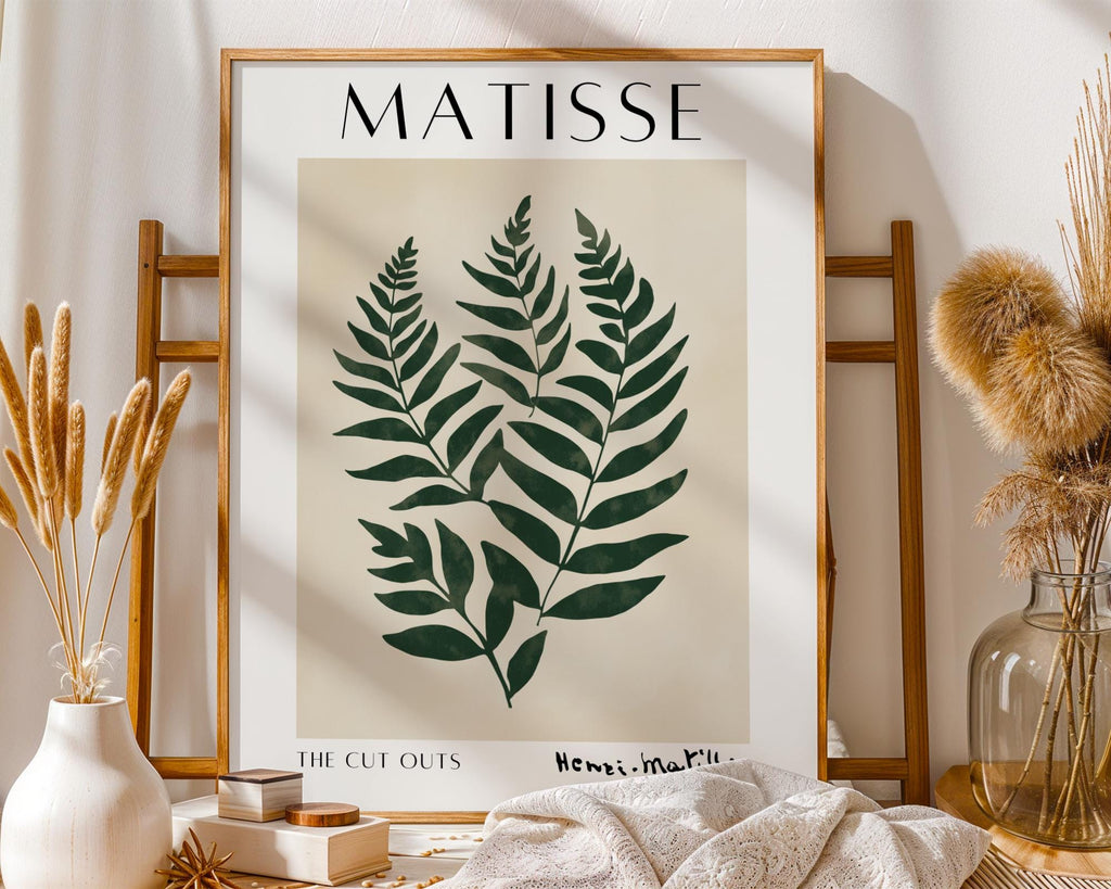 Henri Matisse Print | Inspired Fern  | Modern Botanical Wall Art wall art print, modern home decor, unframed artwork by Nomad & Nest