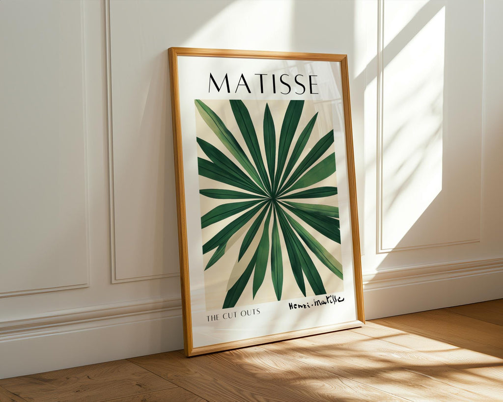 Henri Matisse Print | Inspired Palm Leaf  | Modern Botanical Art wall art print, modern home decor, unframed artwork by Nomad & Nest
