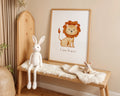 Playroom Ideas | Lion Nursery Wall Art | Safari Animal Affirmation Print wall art print, modern home decor, unframed artwork by Nomad & Nest