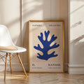 Henri Matisse Print | Blue Coral   | Botanical Cut-Out Abstract Gallery Art wall art print, modern home decor, unframed artwork by Nomad & Nest