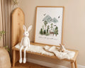 Playroom Ideas | Woodland Deer Nursery Wall Art | Forest Landscape Quote Print wall art print, modern home decor, unframed artwork by Nomad & Nest