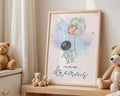 Playroom Ideas | Astronaut Nursery Print | Follow Dreams Space Wall Art wall art print, modern home decor, unframed artwork by Nomad & Nest