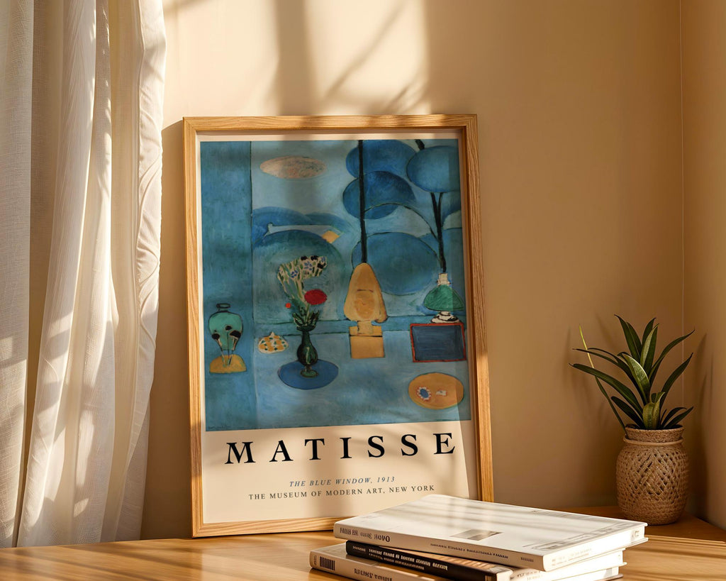 Henri Matisse Print | 'The Blue Window' | Museum-Style Decor wall art print, modern home decor, unframed artwork by Nomad & Nest