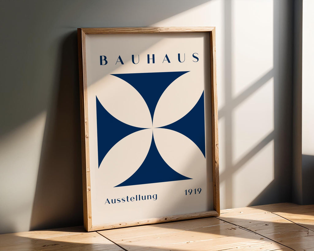 Bauhaus Poster Exhibition Art Print | Mid Century Modern Geometric wall art print, modern home decor, unframed artwork by Nomad & Nest