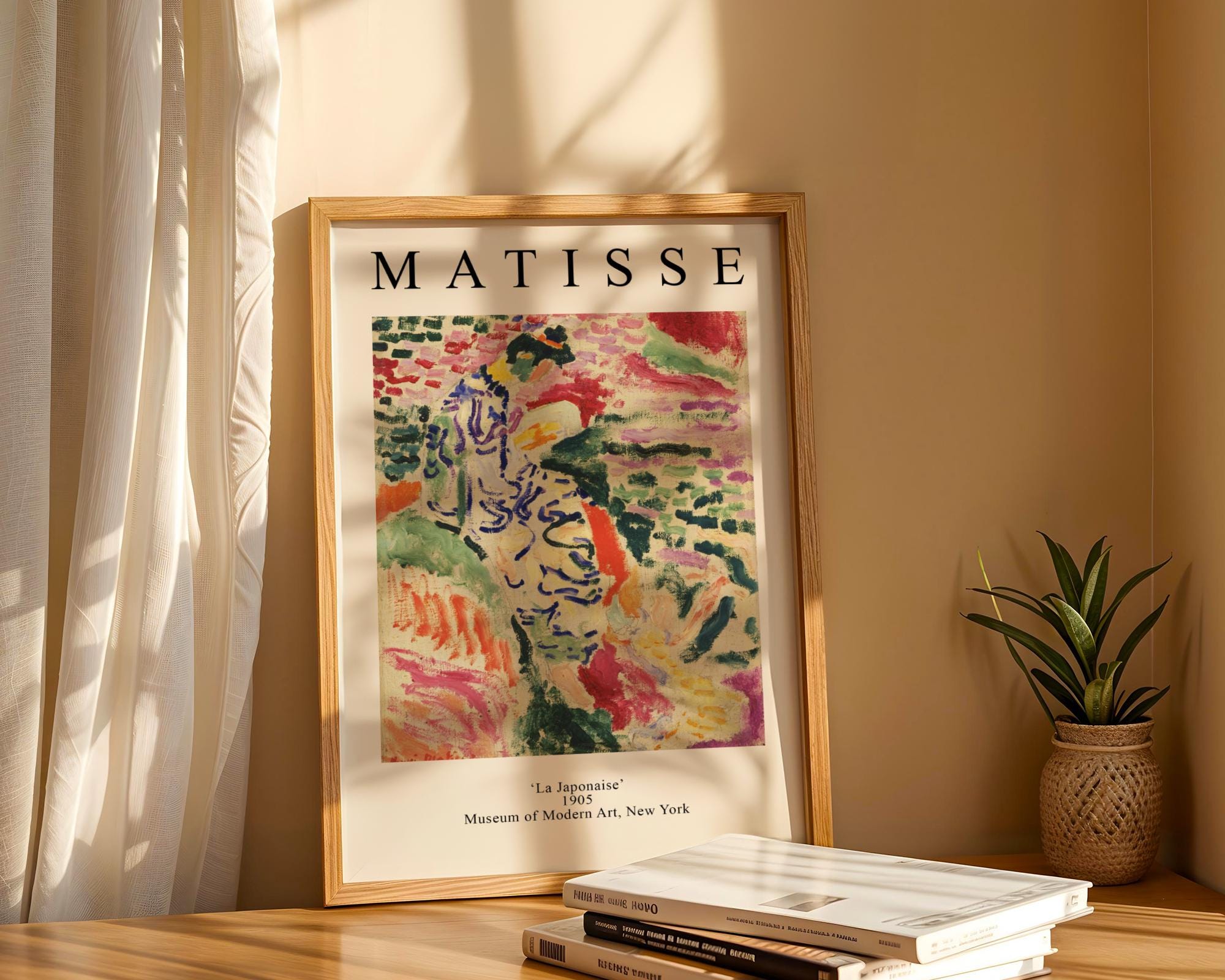 Henri Matisse Print | 'La Japonaise' Fauvist Expressionist Matte Art wall art print, modern home decor, unframed artwork by Nomad & Nest