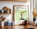 Dirty Martini Cocktail Art Print | Minimalist Bar Cart Decor wall art print, modern home decor, unframed artwork by Nomad & Nest