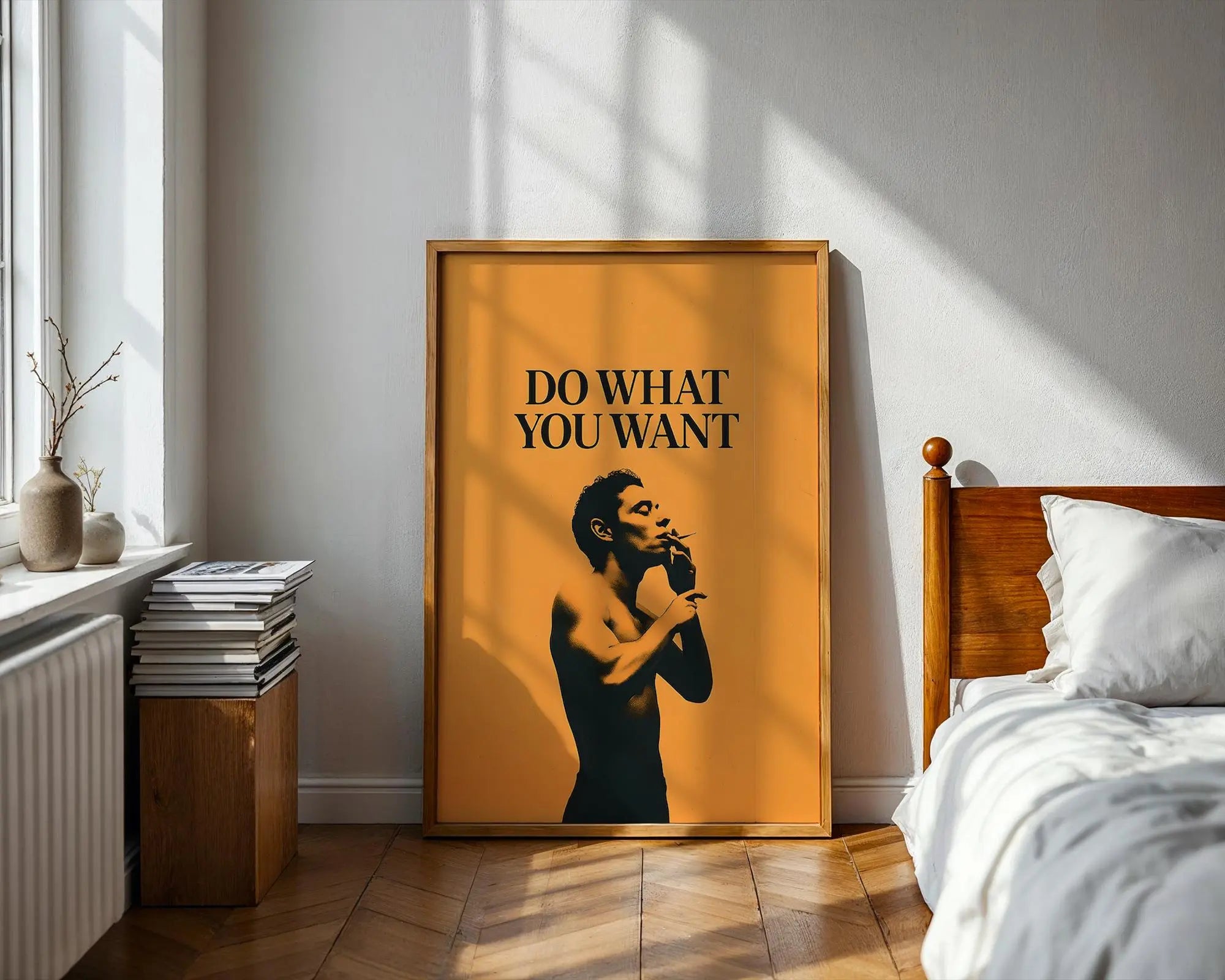 Positive Emotion | Do What You Want | Bold Freedom Quote Wall Art | Modern Statement Poster wall art print, modern home decor, unframed artwork by Nomad & Nest