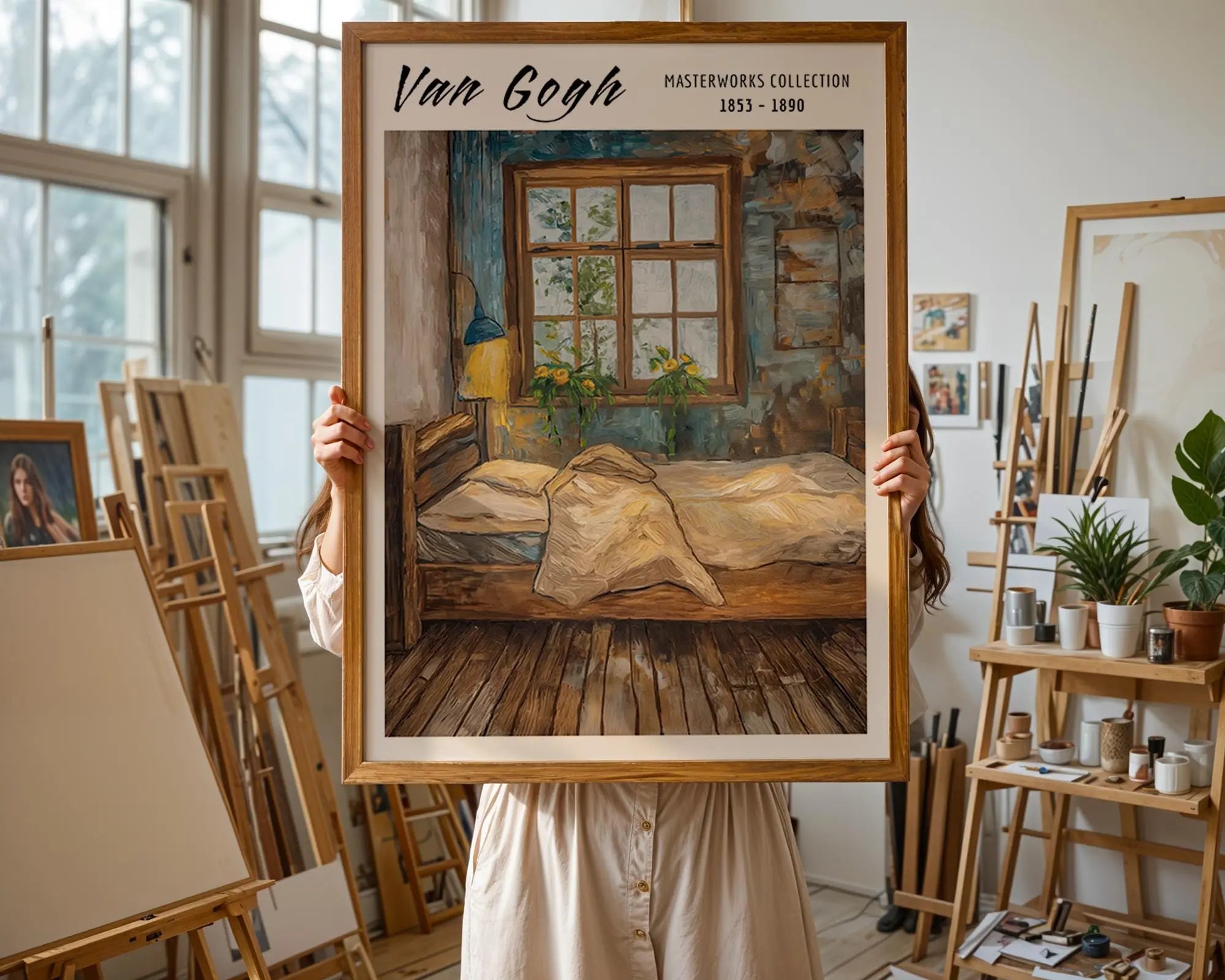Van Gogh Print | Bedroom Art  | Impressionist Interior, Vintage Home Decor wall art print, modern home decor, unframed artwork by Nomad & Nest