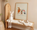 Playroom Ideas | Woodland Adventure Nursery Wall Art | Forest Animal Quote Print wall art print, modern home decor, unframed artwork by Nomad & Nest