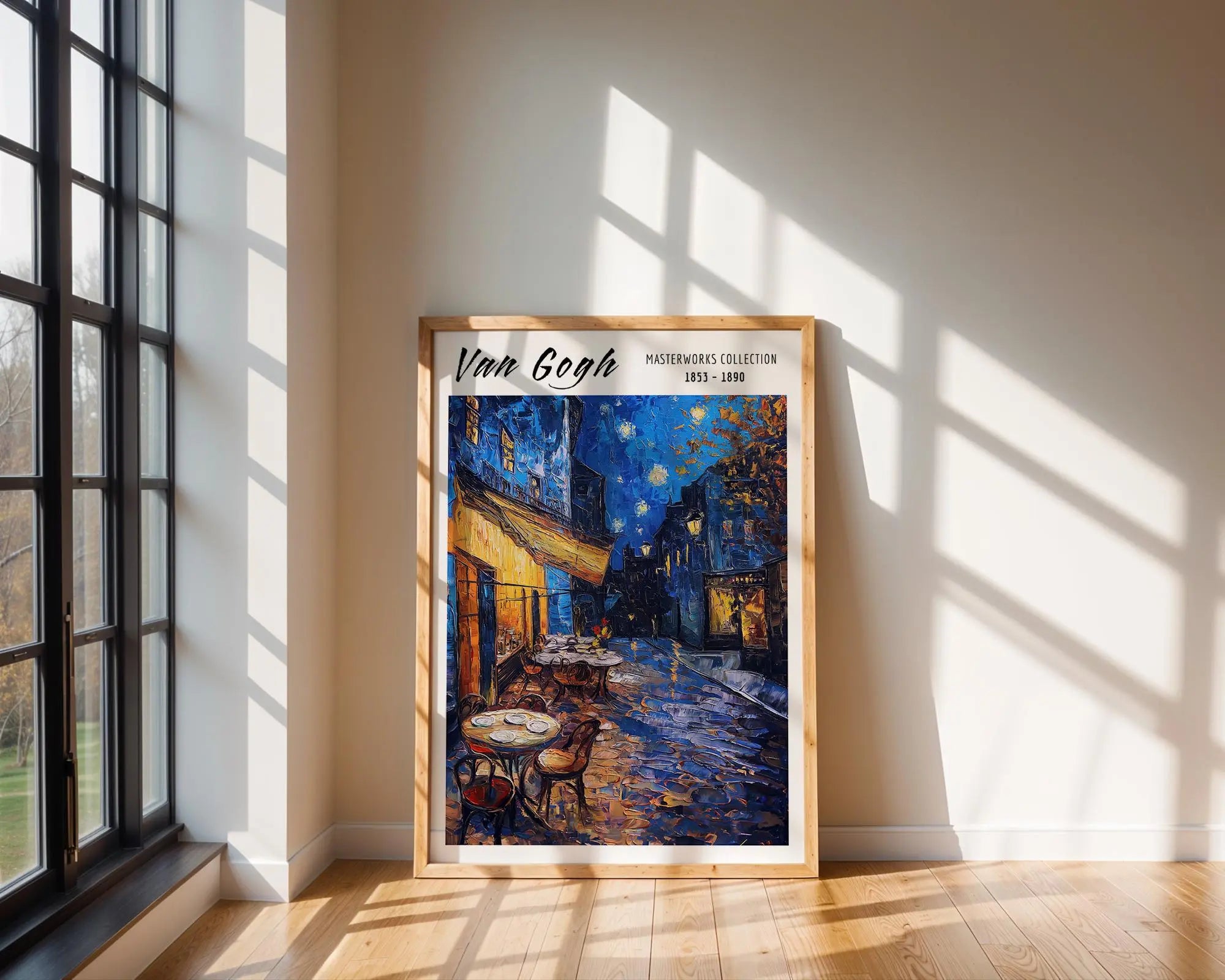 Van Gogh Print | Café Terrace at Night  | Vintage Expressionist Wall Art wall art print, modern home decor, unframed artwork by Nomad & Nest